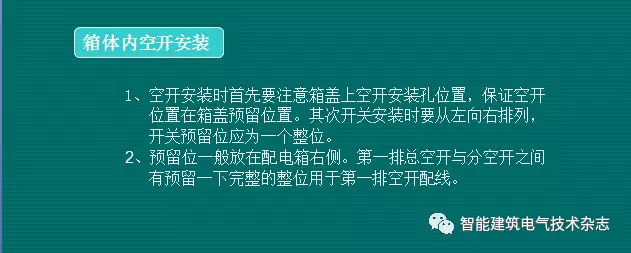 必須收集！配電箱內(nèi)部布線要求