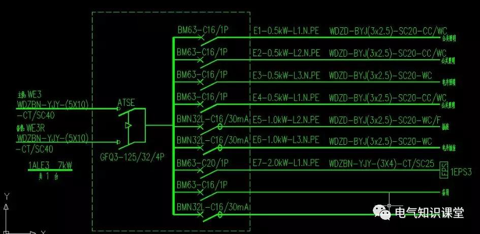 配電箱系統(tǒng)圖中的字母是什么意思？教你如何閱讀配電箱系統(tǒng)圖！